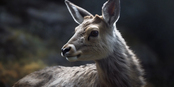 Huemul hembra hecha con IA