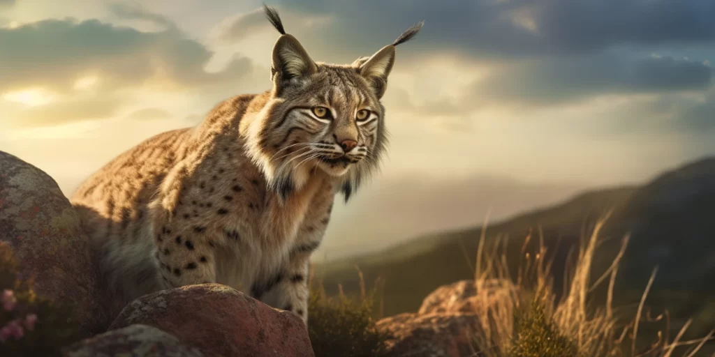 lince iberico hecho con IA