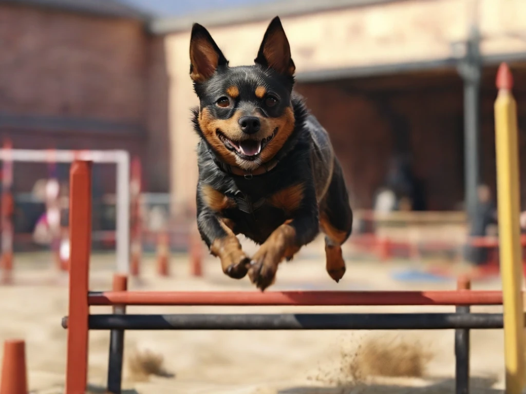 Lancashire Heeler agility