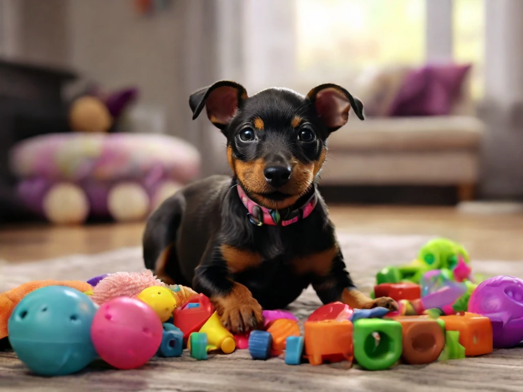 Cachorro de Manchester Terrier