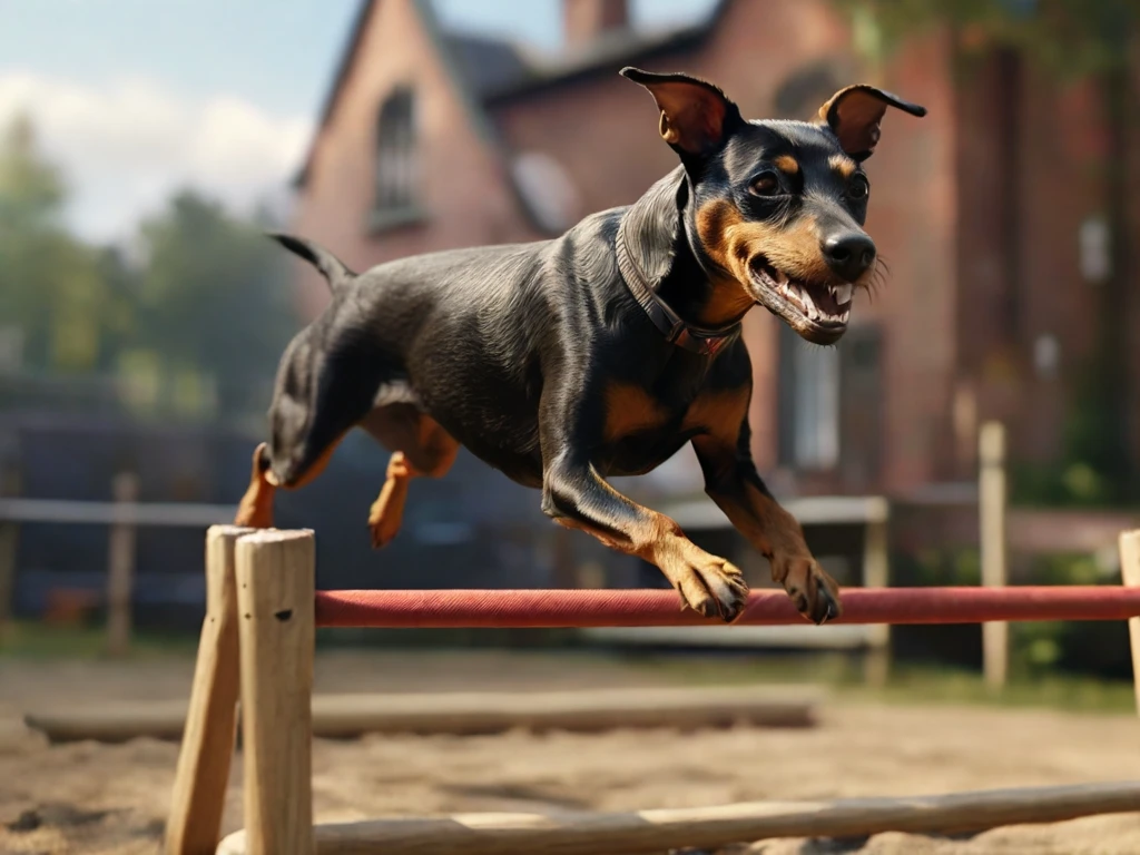 Manchester Terrier Agility
