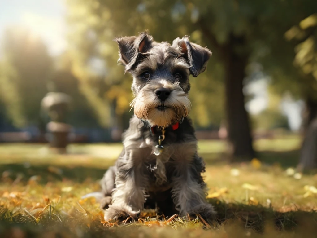 Schnauzer miniatura cachorro